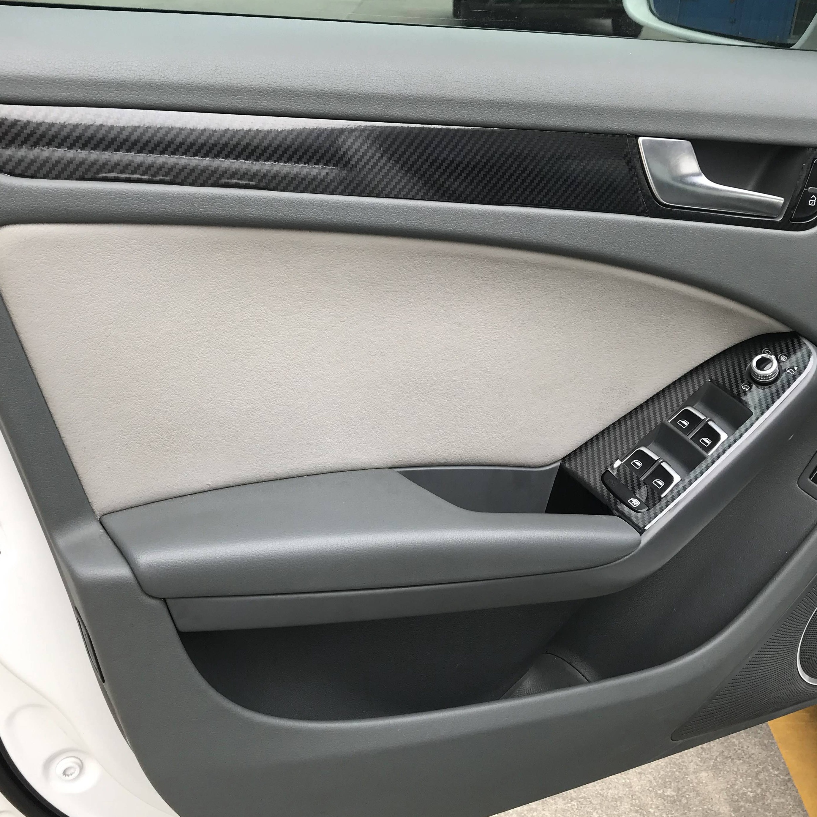 A4 B8 2009-2016 Innenraum-zentralsteuerungstafel Türgriff Kohlefaser- aufkleber-aufkleber Auto-styling-zubehör - Auto - Temu Germany