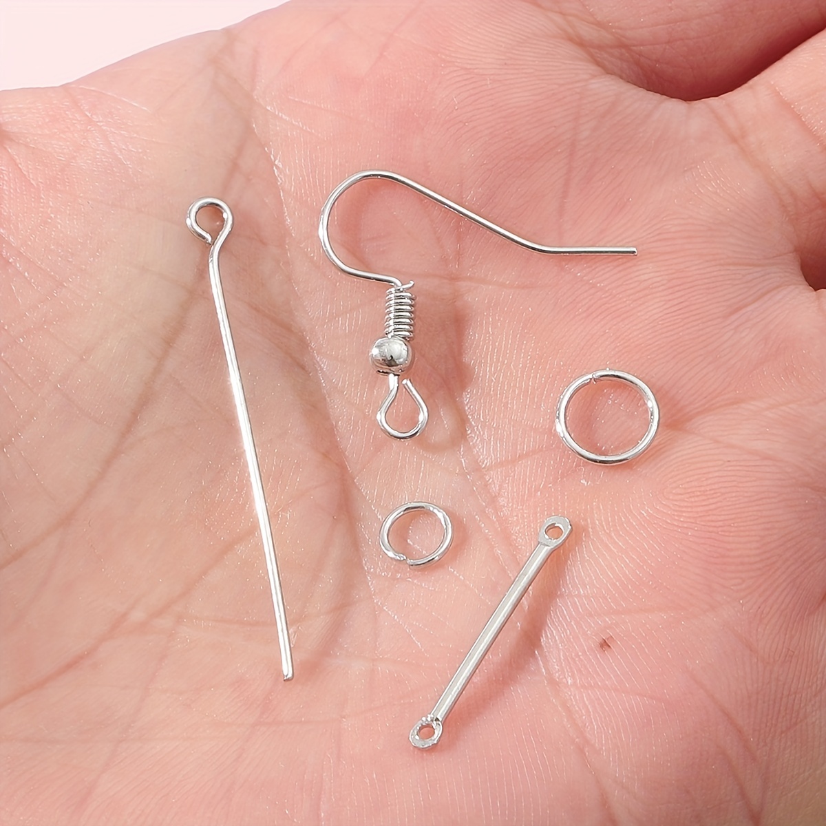 220Pcs/Set Of Earring Accessories Including Ear Hook/9-pin/Open Jump  Rings/Double Hole Hanging Rod, For DIY Jewelry Making And Repairing Small  Busines