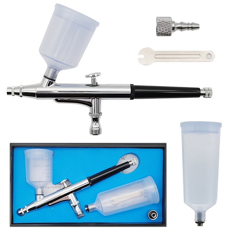 Airbrush Compressor Kit With Gravity Feed Dual action - Temu