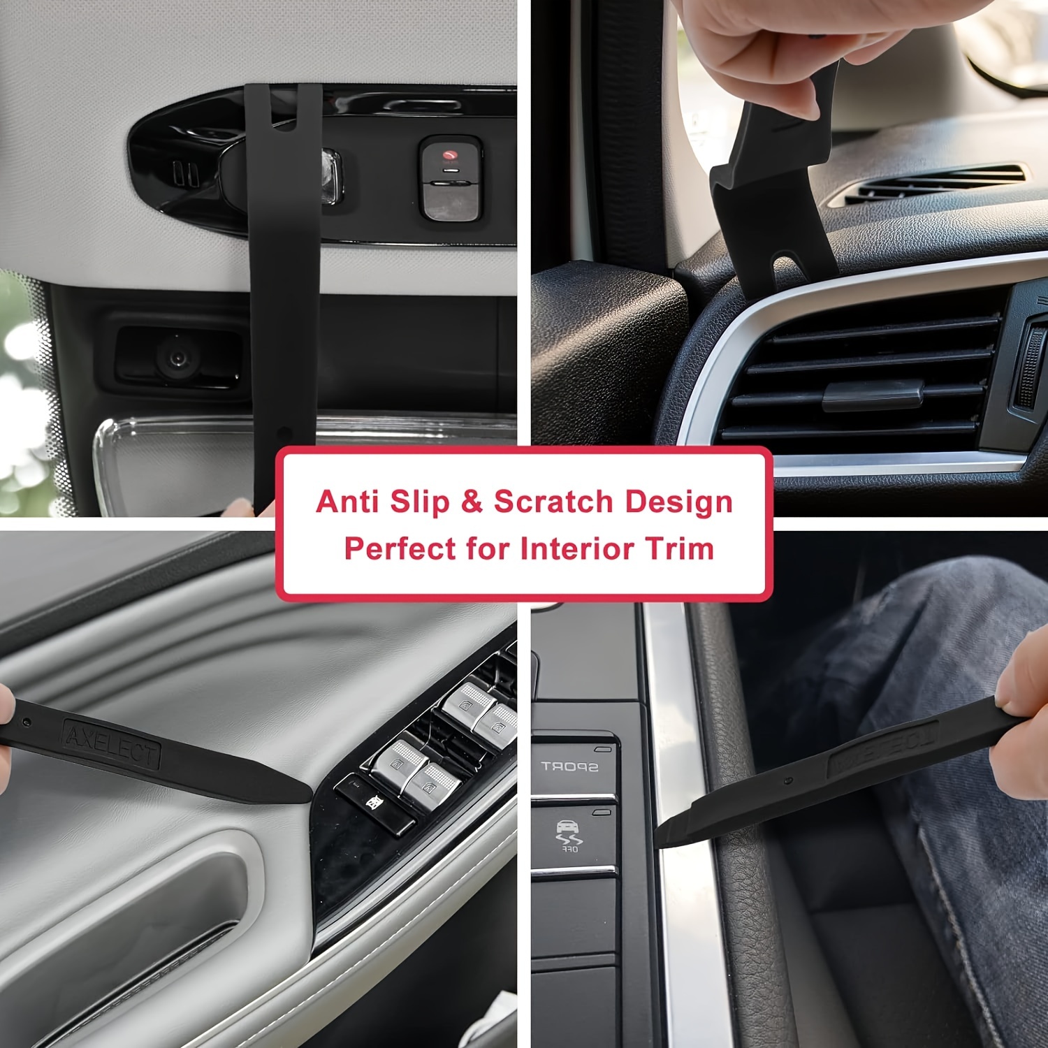 Plastic Auto Dismantle Tools Kit Car Radio Door Clip Panel Trim Dash Audio  Removal Installer Pry