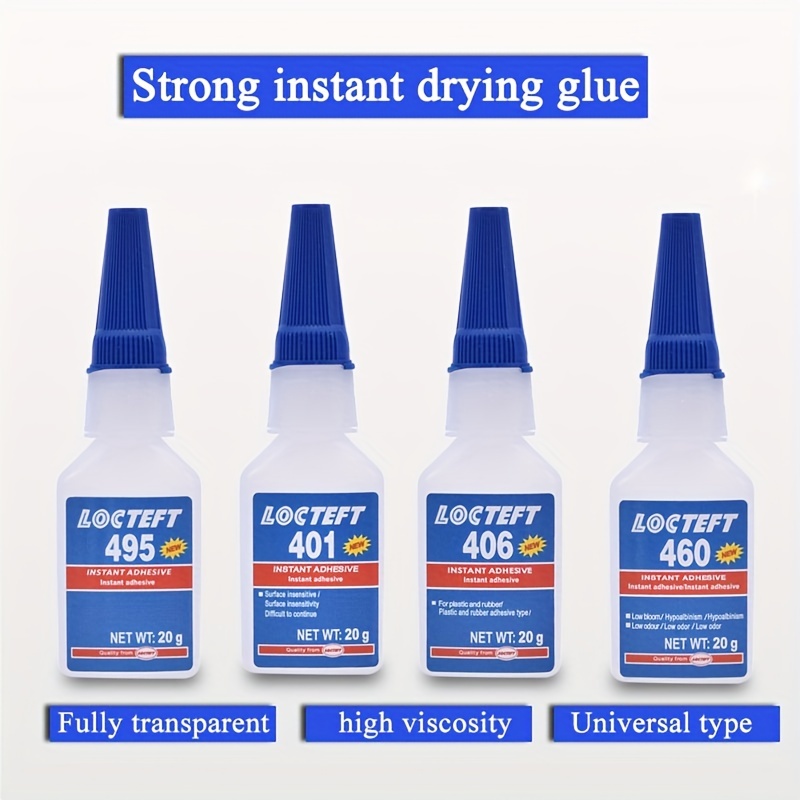 Instant Adhesive Gule Loctite 401 403 406 414 415 416 460 420 407 408 425  Stronger Super Glue 420 422 424 444 495 496 480 435