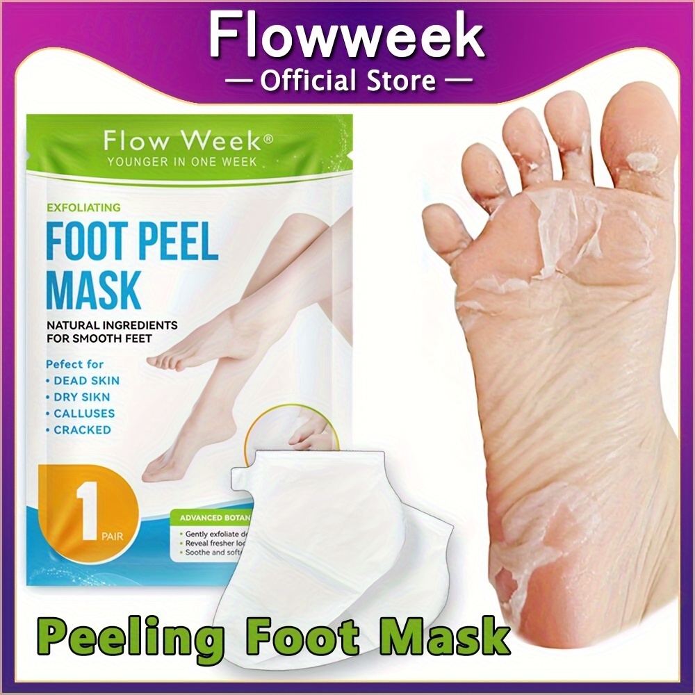 Foot Peel Mask,callus And Dead Skin Remover,nourish And Moisturize Dry  Rough Feet,soothe Cracked Feet And Heel - Temu