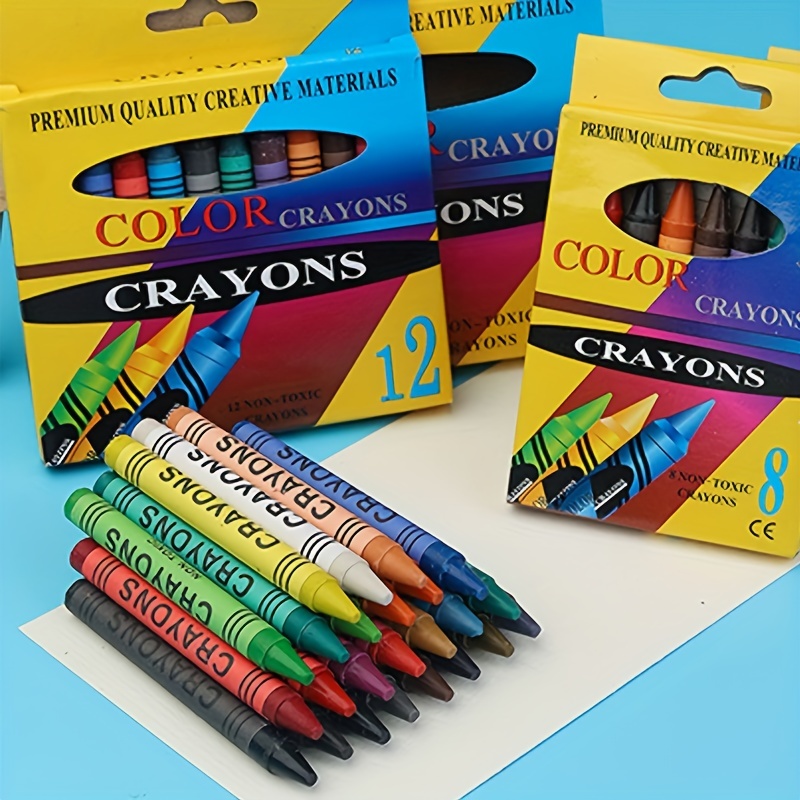 Lovely Tulip Crayons, Non-dirty Children's Art Supplies, 8/12 Colors, Oil  Pastel, 1pc