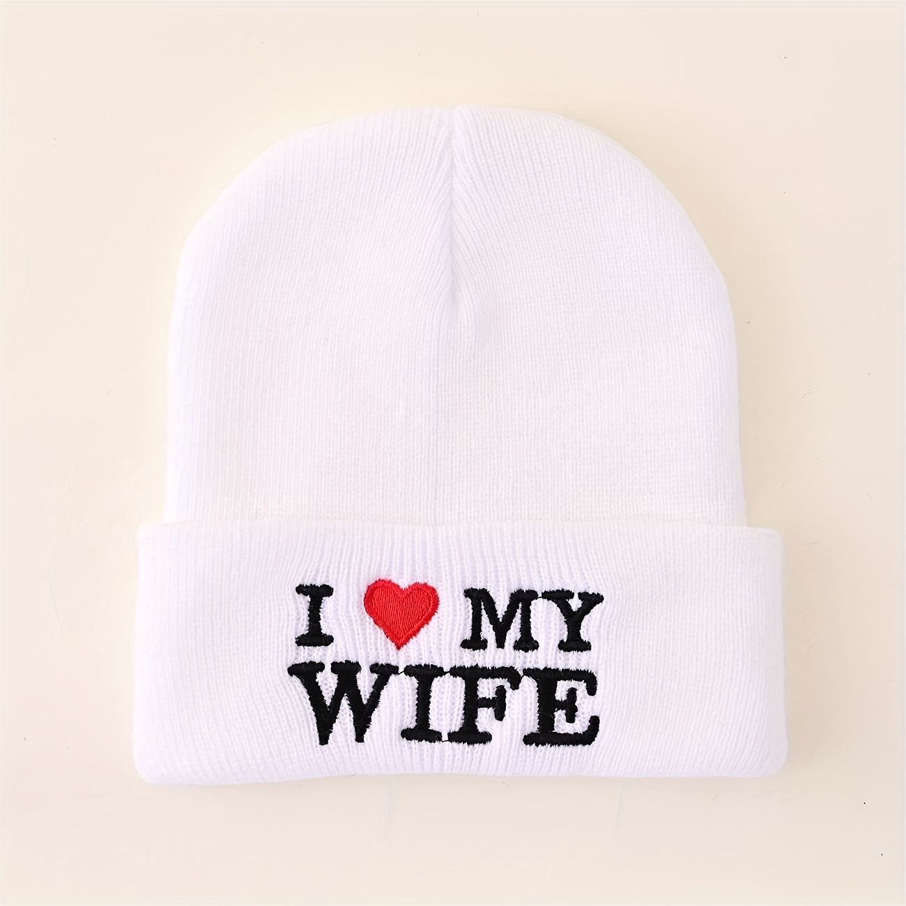 1 Pezzo Cappello Di San Valentino 'i Love My Girlfriend' Beanie A Maglia  Con Ricamo, Street Hip-hop Skul Cap, Cappello Da Coppia, Moda Casual,  Indossabile Quotidianamente