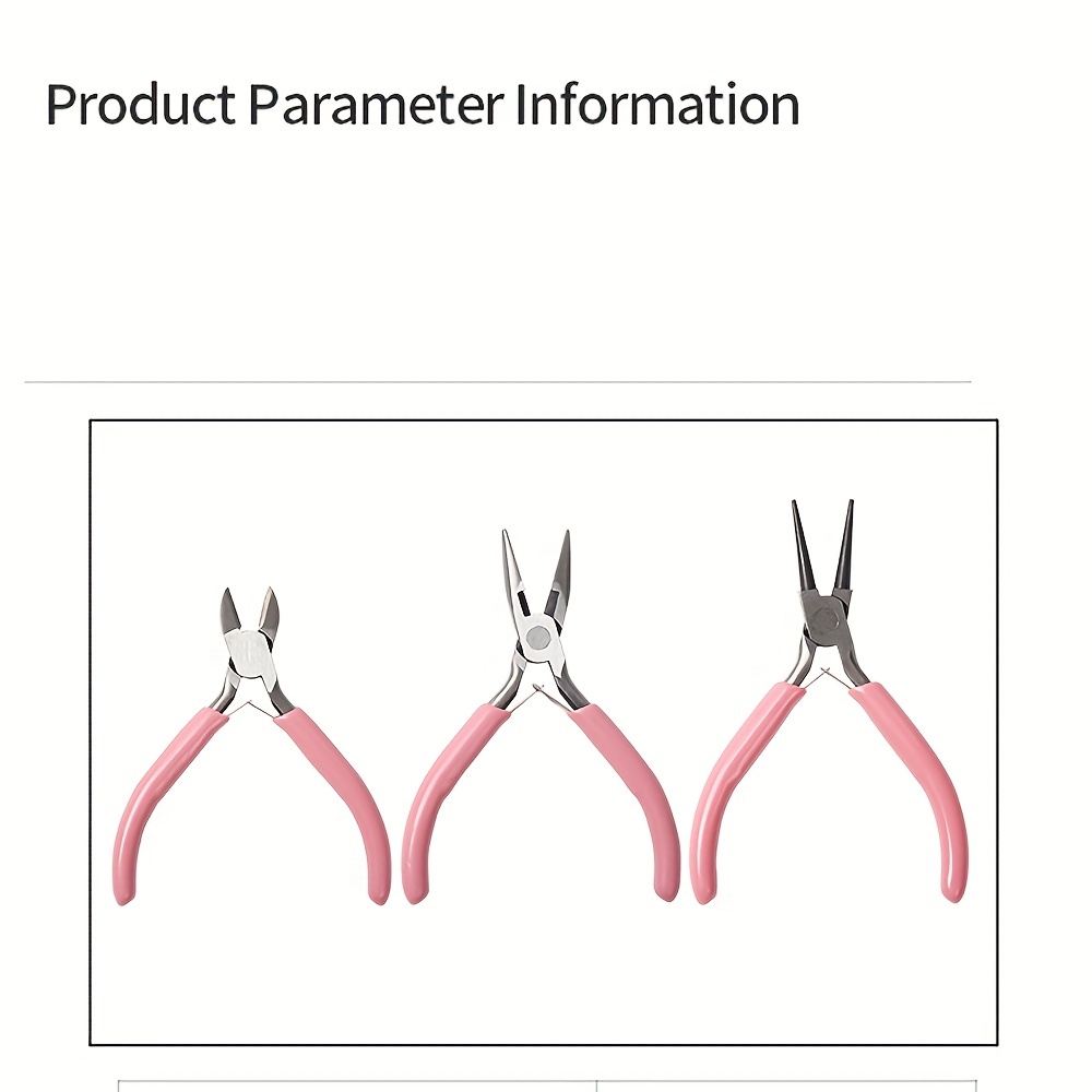 4 Pack Jewelry Pliers Jewelry Making Pliers Tools Kit for Wire Wrapping  Earring Supplies 