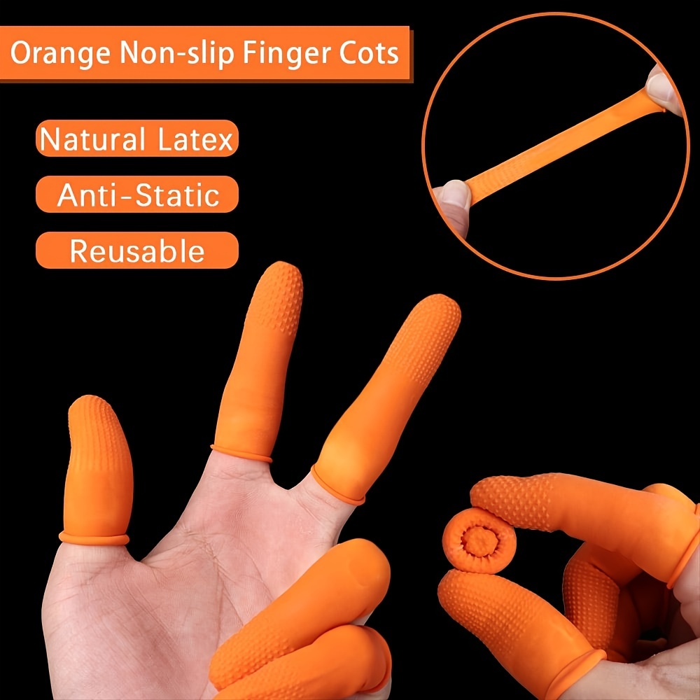 Art Tool Disposable Finger Cover Finger Cots Rubber Gloves Protector Gloves