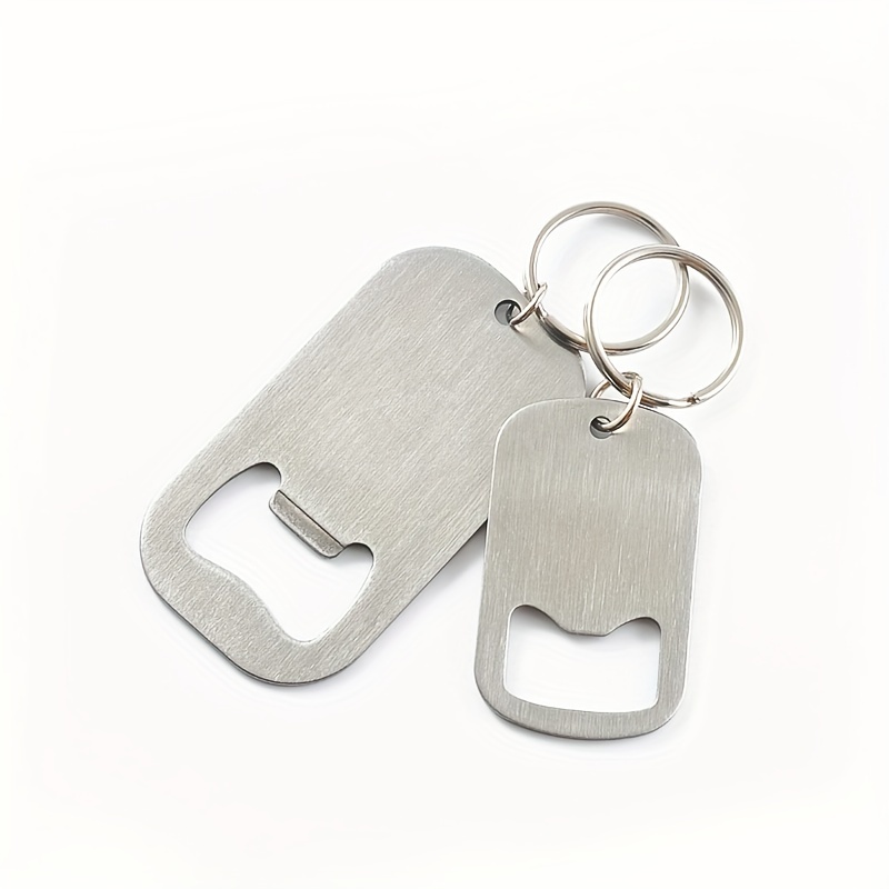 Opener Keychain Alloy Shaped Soft Drinks Beverage Bottle Openers