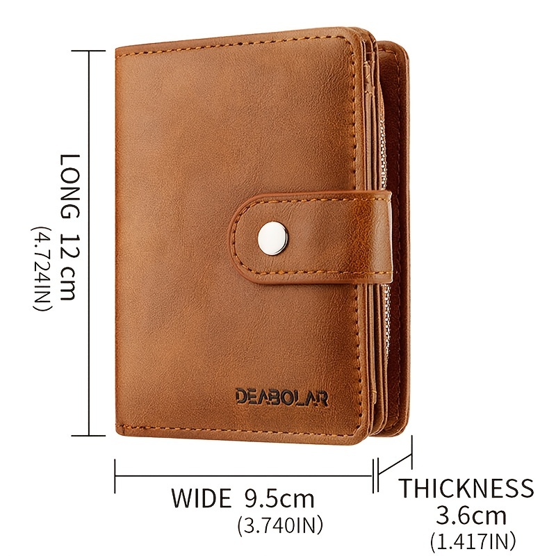 Men's Small Portable Money Clip Multi-card Card Case Bifold Card Holder -  Temu