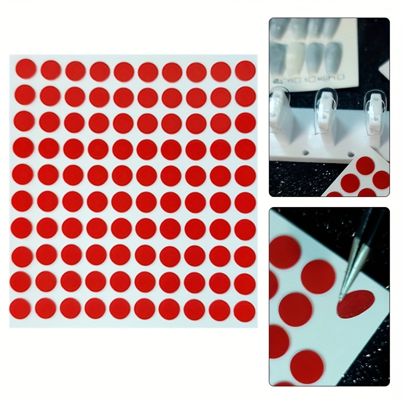 Lwsengme 720pcs Clear Glue Point Dots Double-Sided Sticker for Posters Walls Crafts, Round Acrylic Sticky Dots No Traces Adhesive Putty Sticker