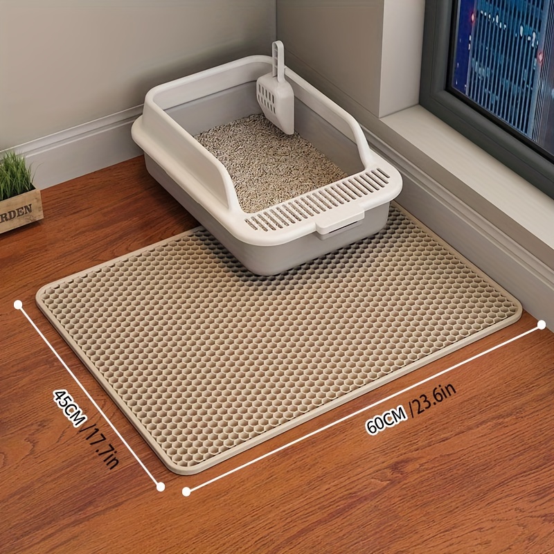 new Waterproof litter mat double litter mattress trapping litter box  cattery mat cleaning mat