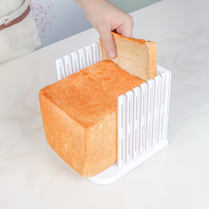 1pc Bread Slicer Guide, Toast Slicing Machine Bread Cutting Tools, Coffee  Color