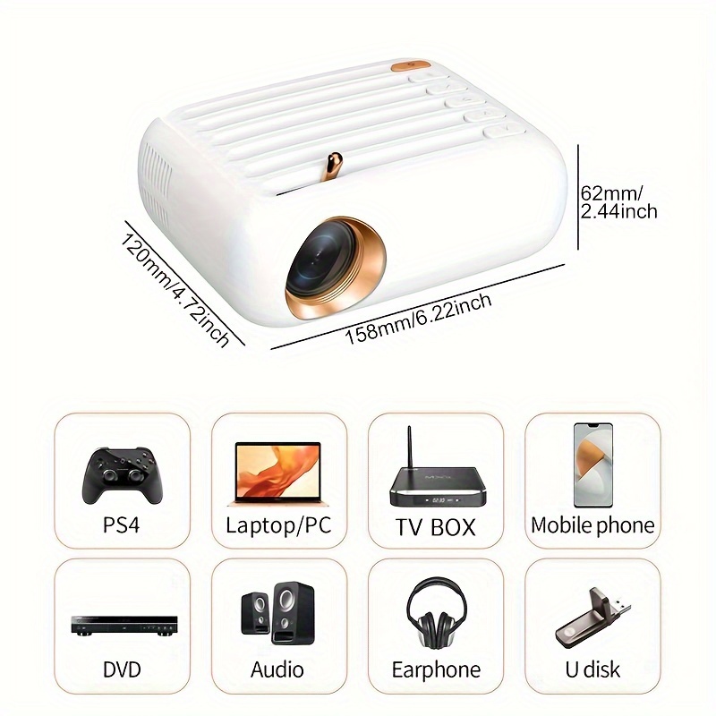 Home theater Wireless good LED Projector