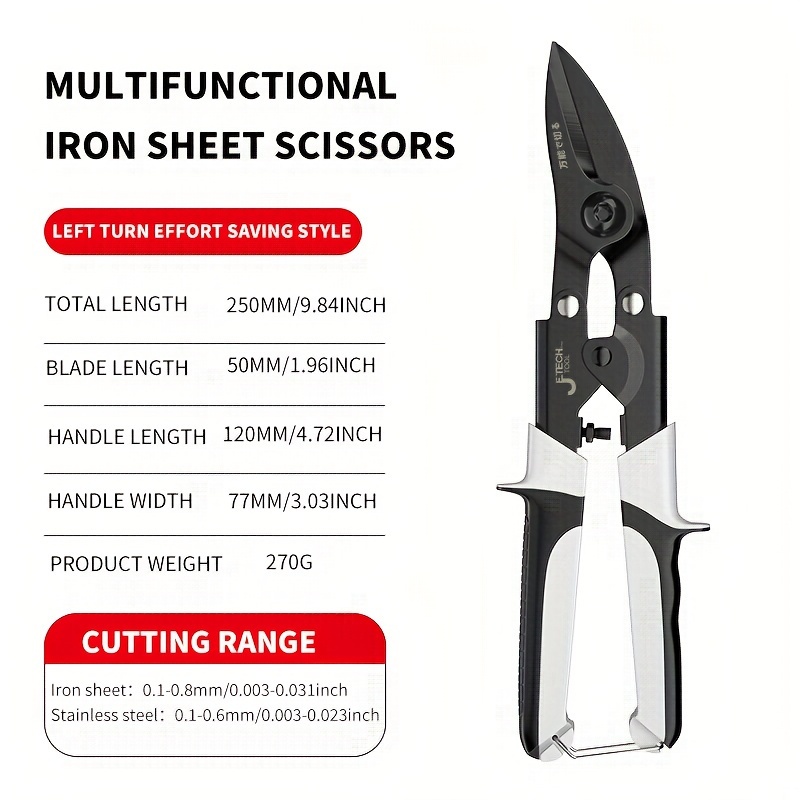 Professional Industrial Shears steel Scissors Tin Snips - Temu