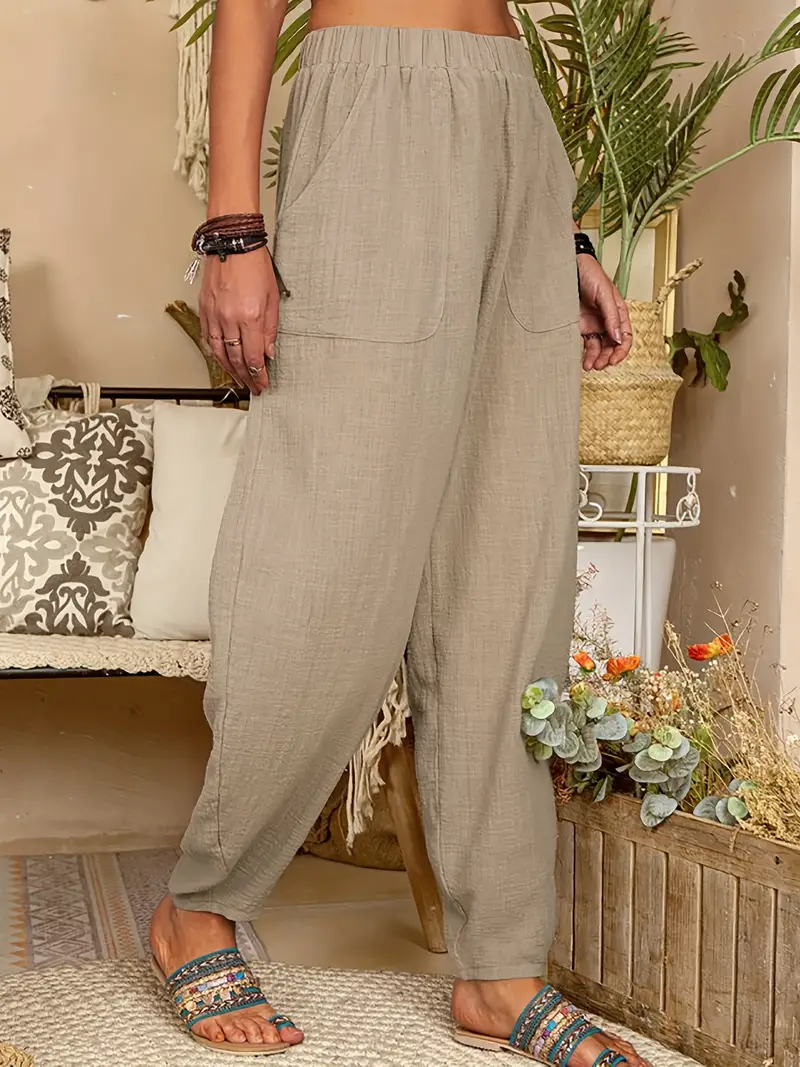 Wide leg pants for women high waist pants for women stretchable