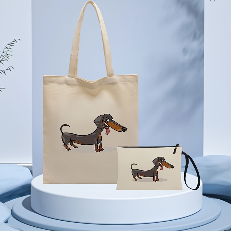 Dog themed clearance tote bags