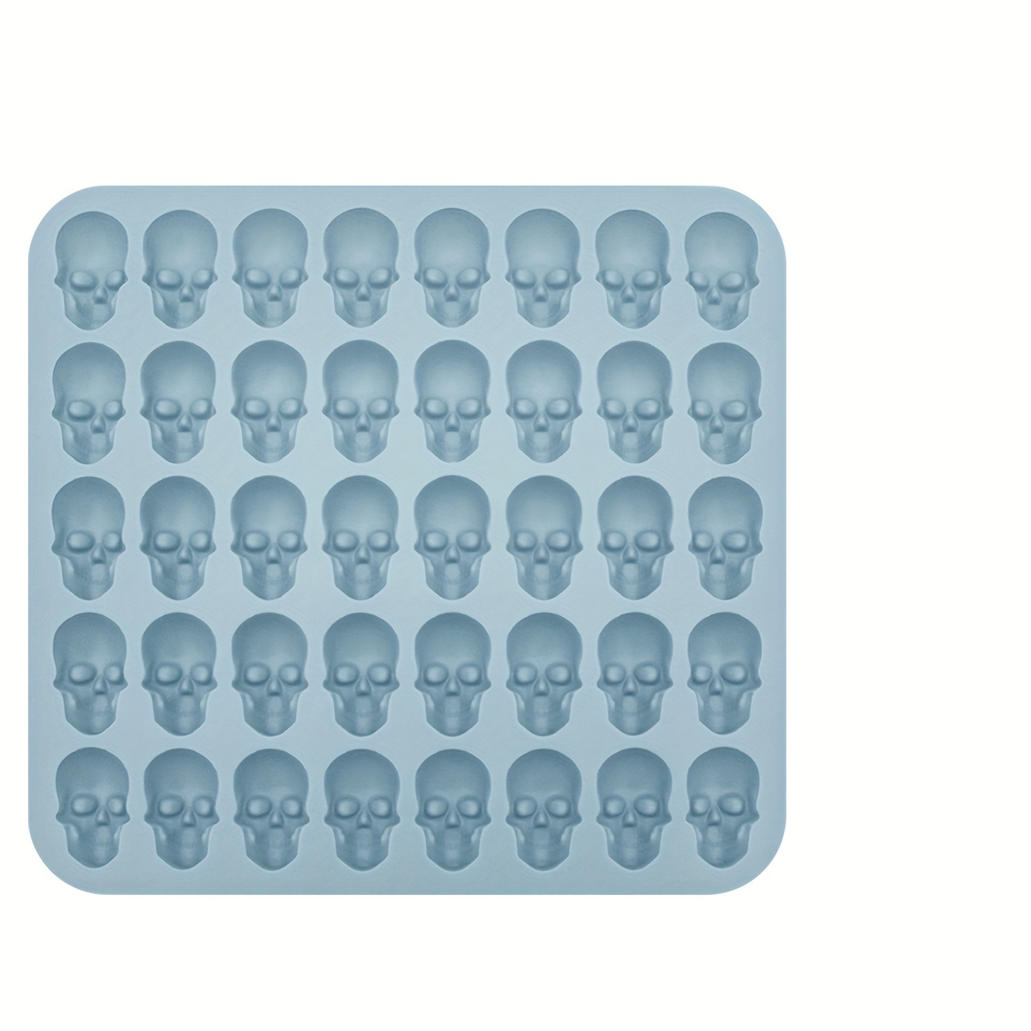 40 Cavity Skull Silicone Mold Perfect For Diy Bar Parties - Temu