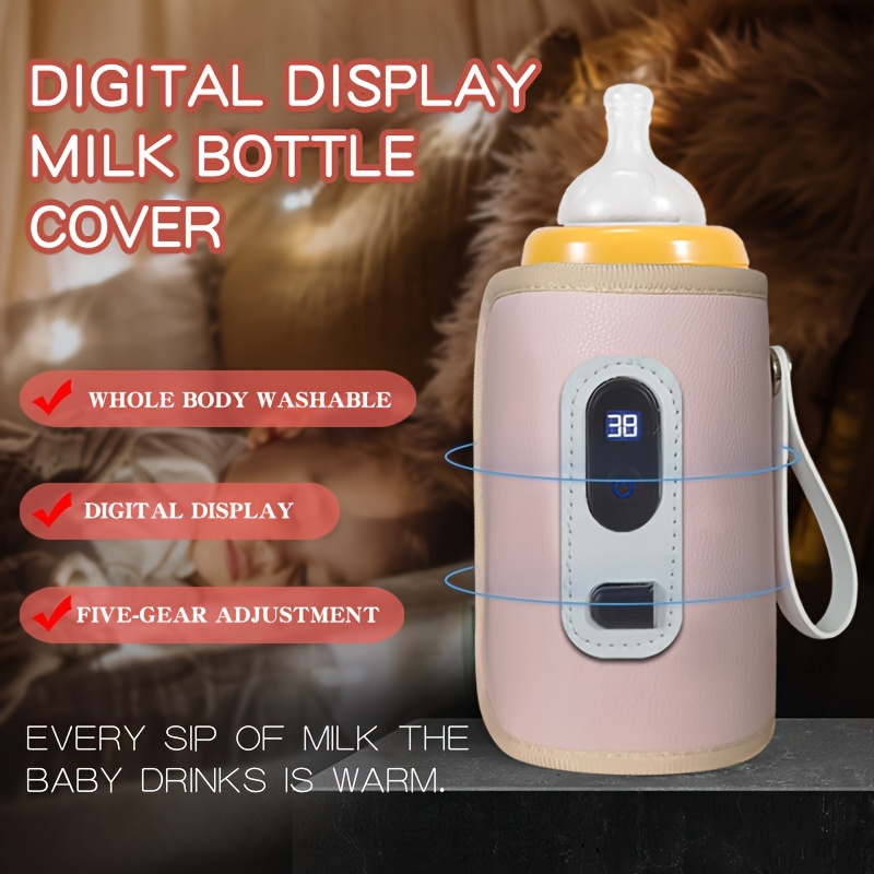 Baby Feeding Milk Bottle Warmer Thermal Bag Hot Heating Bottle Thermos  Bottle Cover Constant Temperature Night