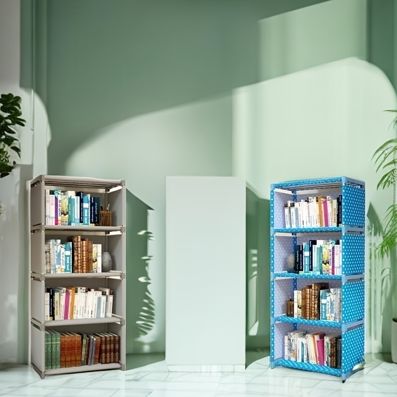 Desktop Small Bookshelf Layered Book Storage Rack Student - Temu