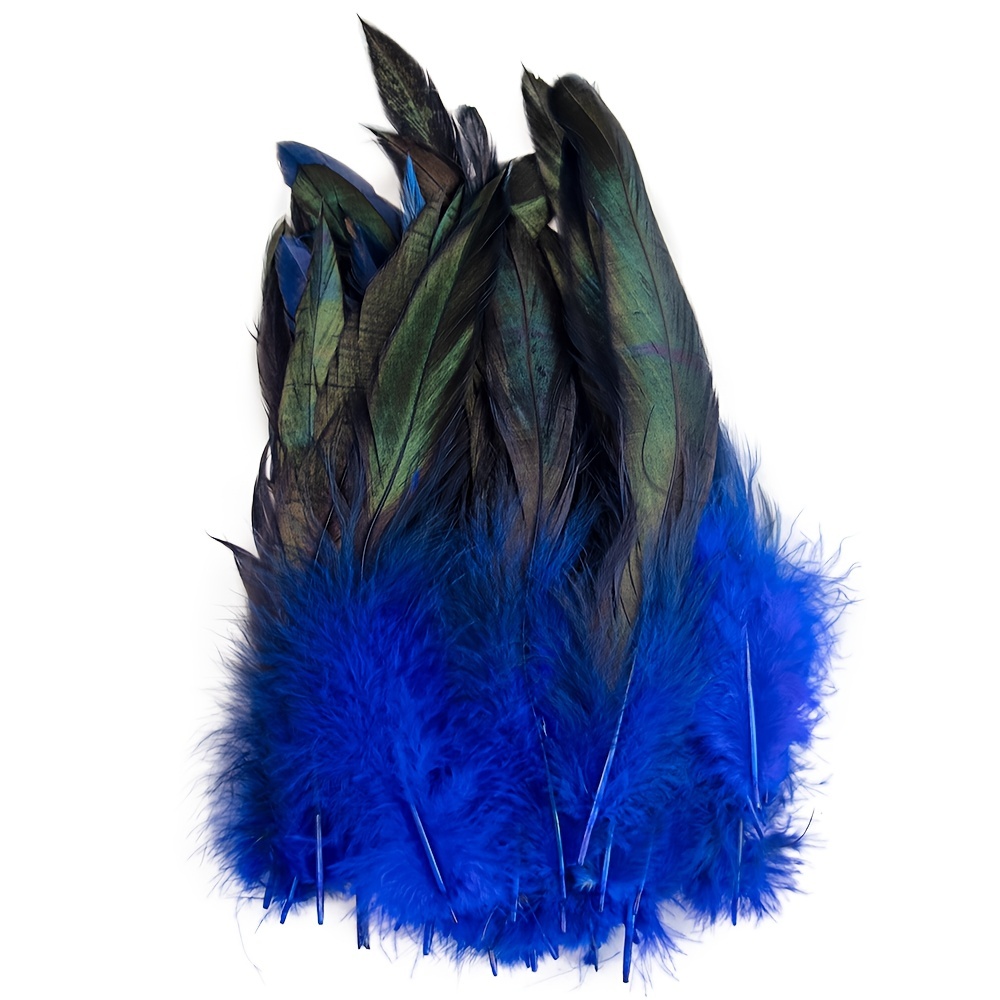 Jeniorr 100Pcs/Lot Colorful Rooster Feathers for Decoration 25-35cm 10-14  Natural Pheasant Feather Crafts Carnival Decorative - 30-35cm 12-14inch