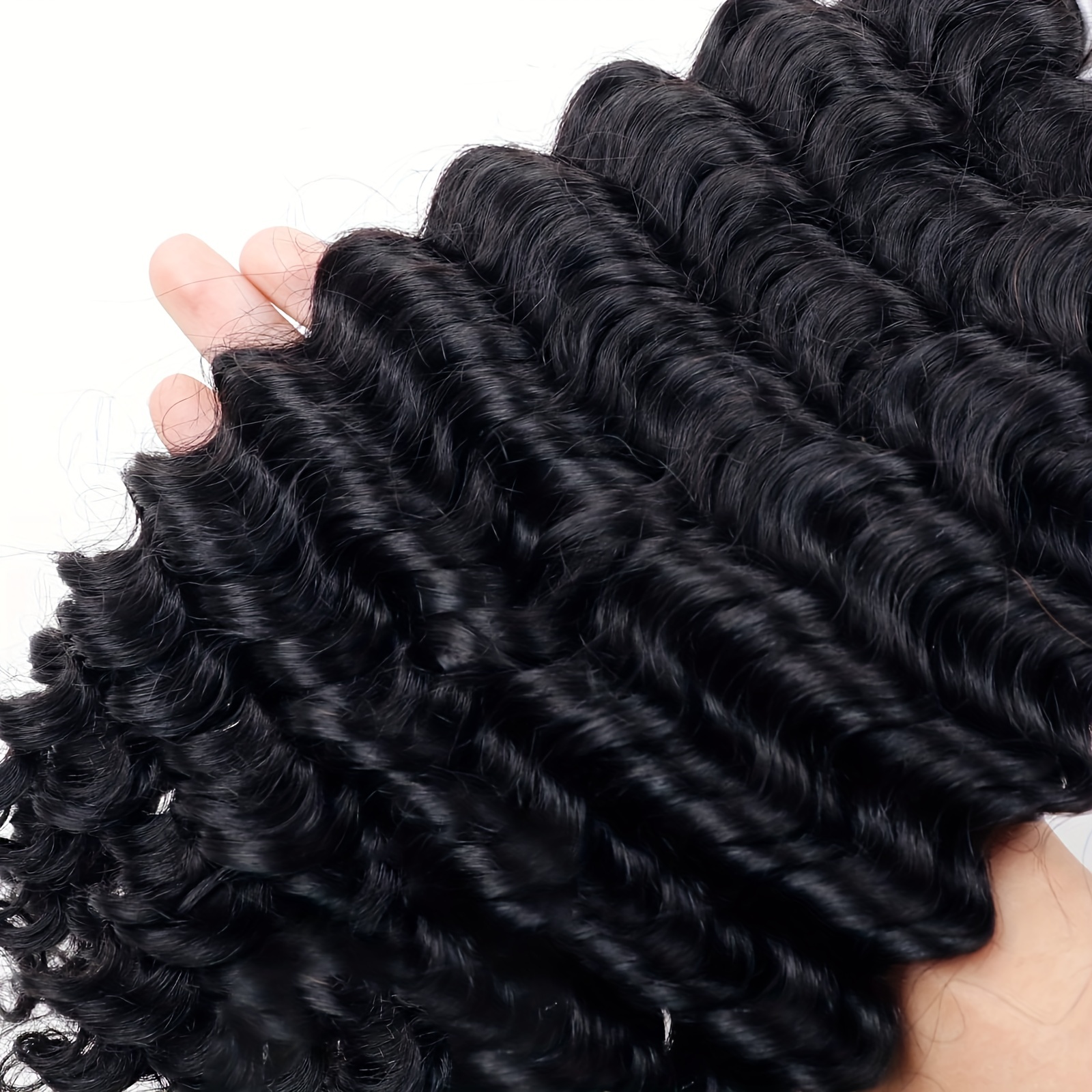 Brazilian Virgin Human Hair Bulk For Micro Braids Wet And Wavy