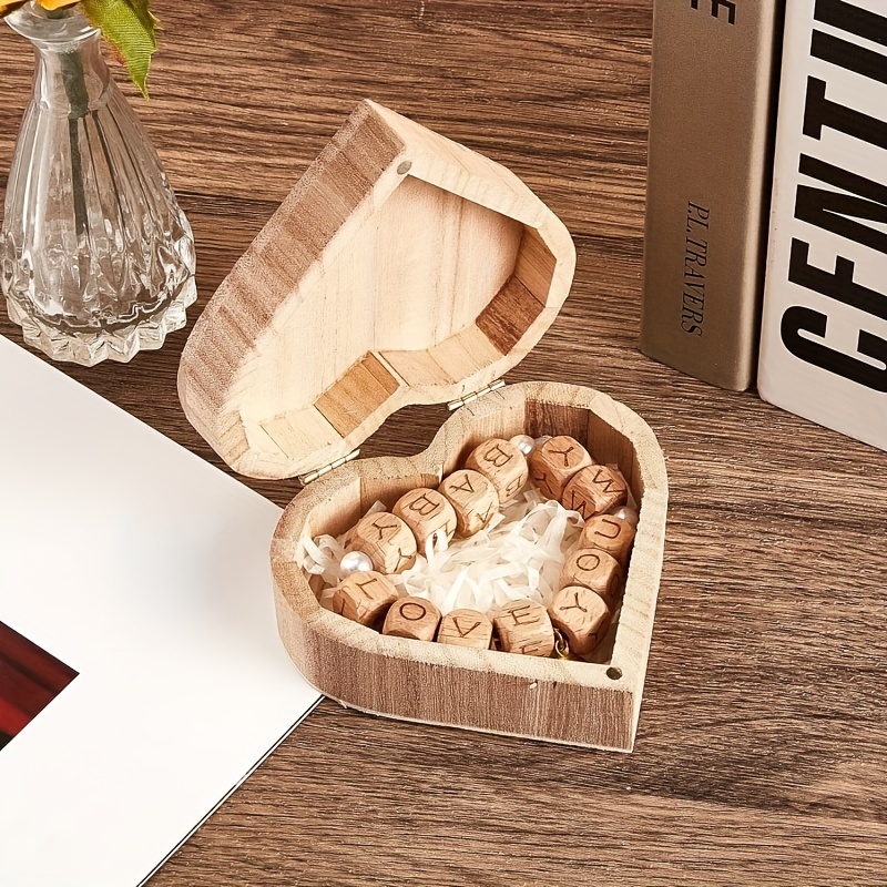 Small Wooden Box Natural Pine Unpainted Wooden Box For - Temu