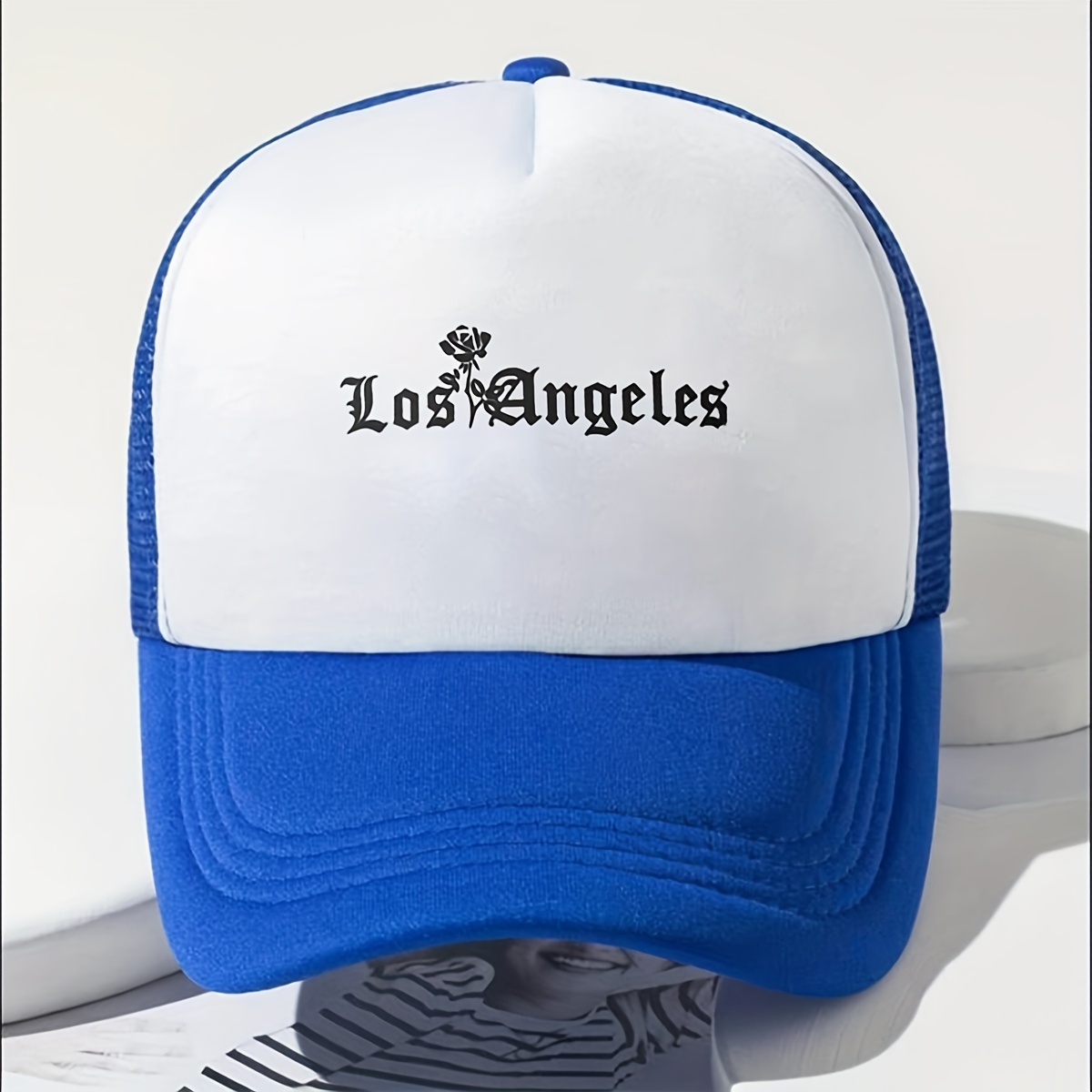 LOS ANGELES Trucker Hats Block Baseball Mesh Dad Hats