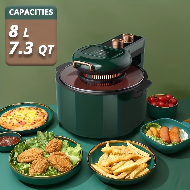 Air Fryer Oven With Basket Large Capacity Non stick Skillet - Temu