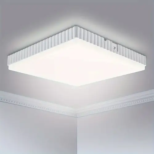 1pc Plafonnier LED Étanche, Luminaire De Cuisine IP56 AC 220V, Lampe De  Plafond Moderne Pour Salle De Bain, Cour Et Chambre - Temu Belgium