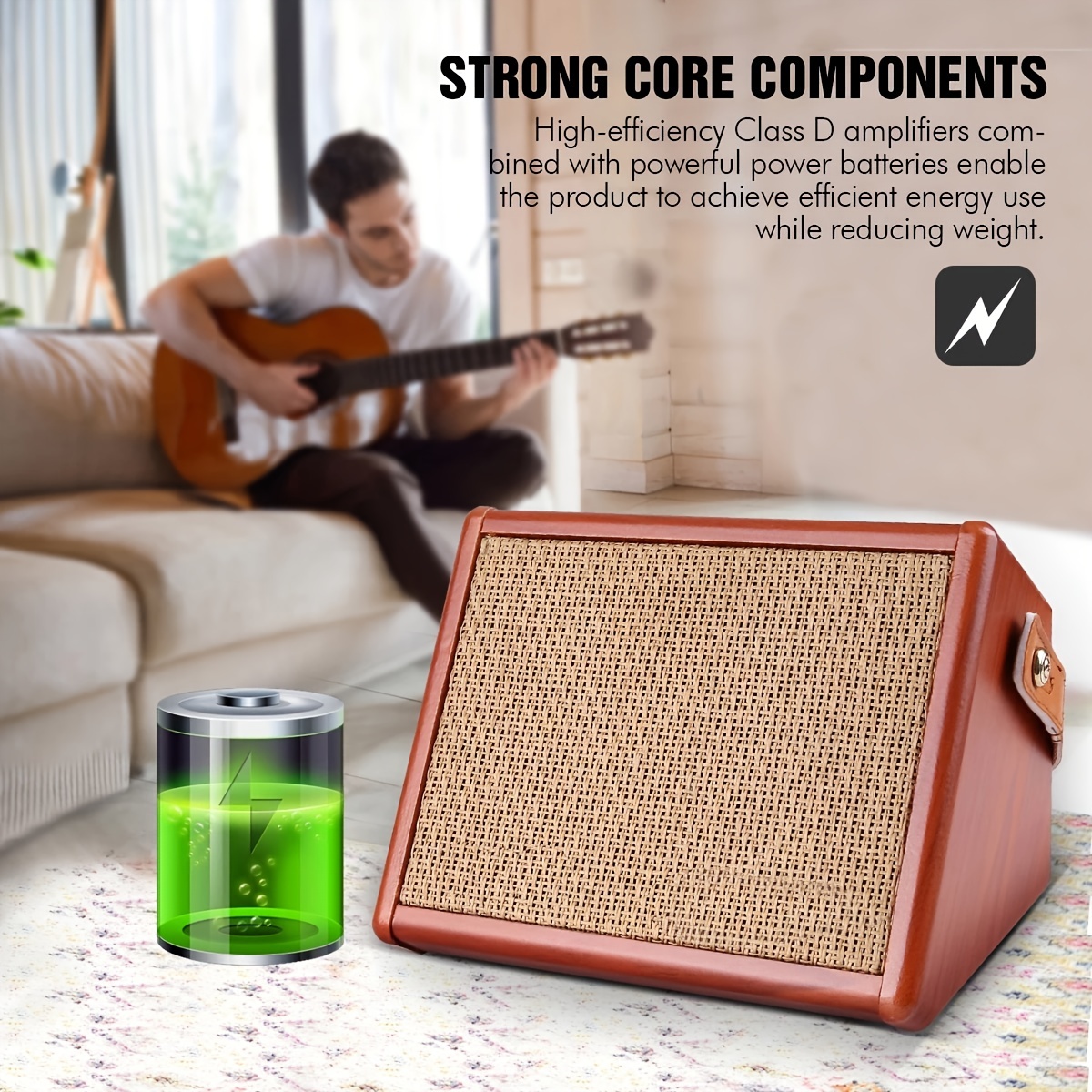 Portable acoustic deals guitar amp