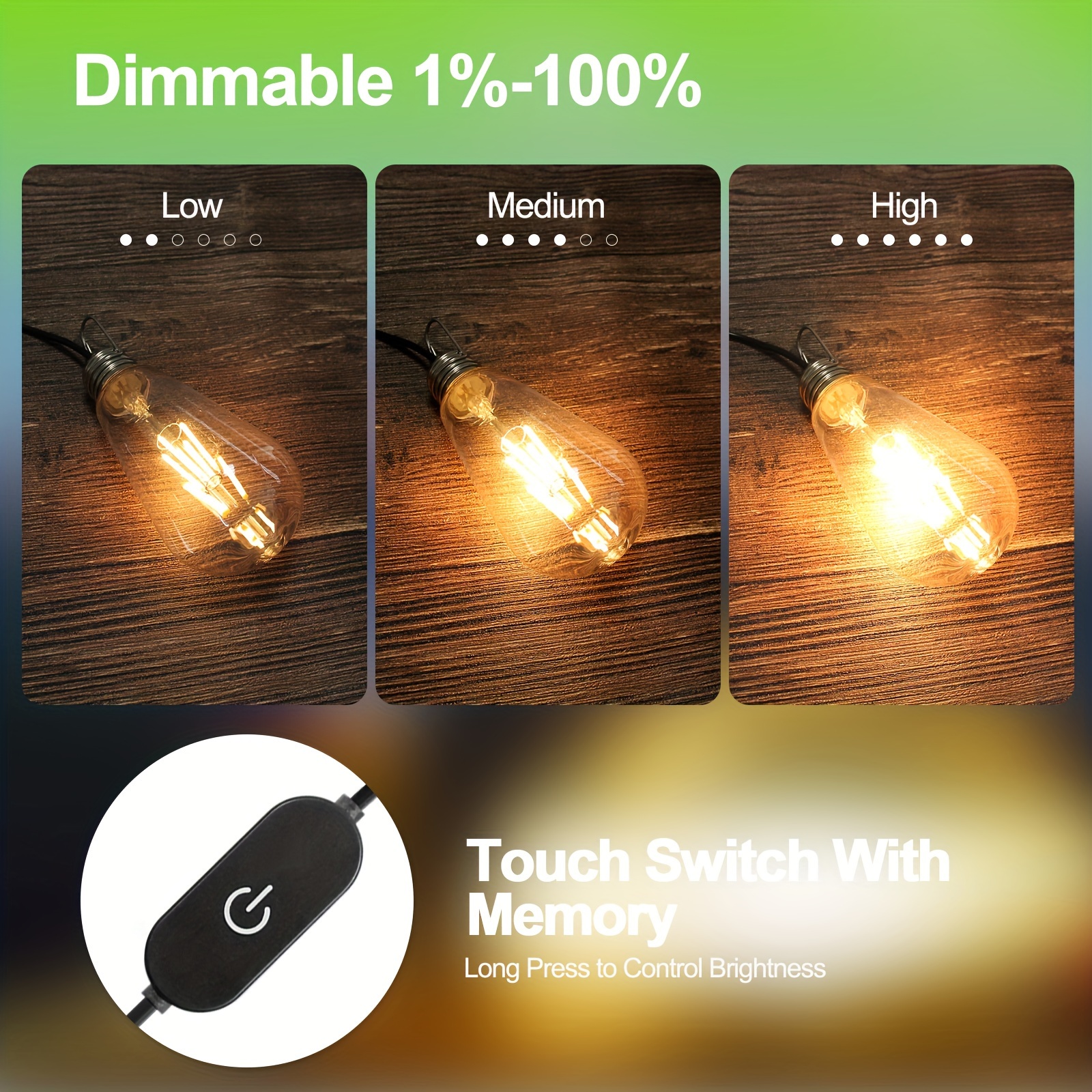 Led light bulbs for deals touch lamps