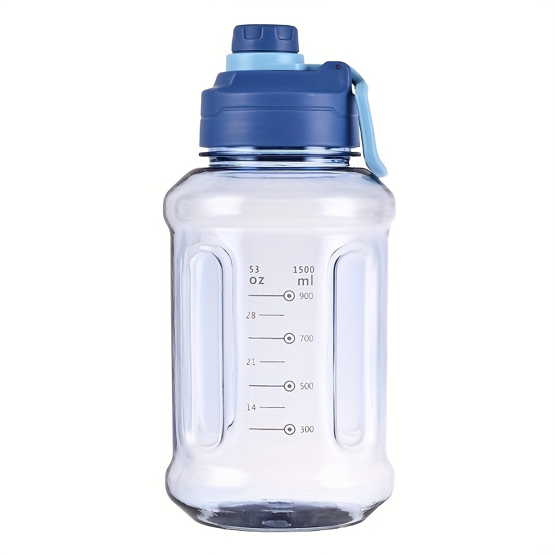 Portable Sports Water Bottle Large Capacity Pvc Free - Temu