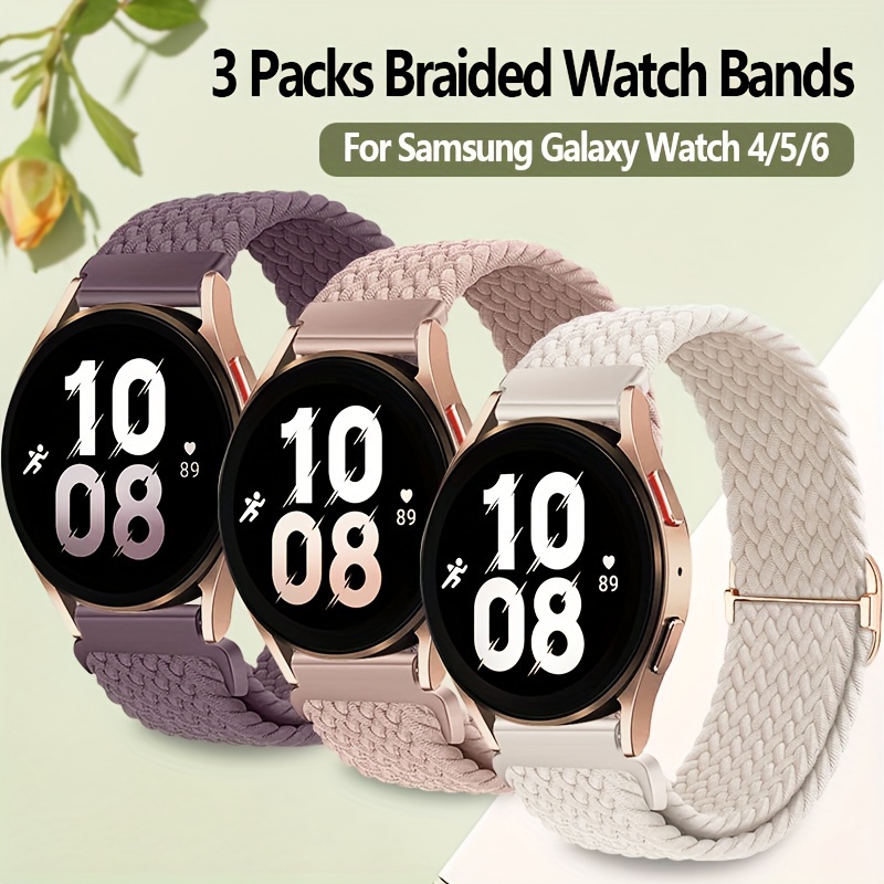 Gold Samsung Galaxy Watch 5/6 Band 40mm 44mm Samsung Galaxy Watch 5 Pro  45mm Bands, Galaxy Watch 6 Classic 43mm 47mm Band, Charm Bracelet 
