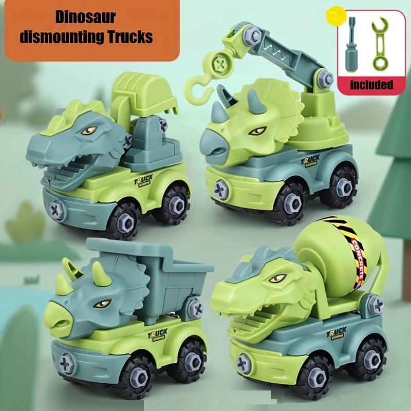 Enfants Dinosaure Jouet Voiture Grand Génie Camions Construction