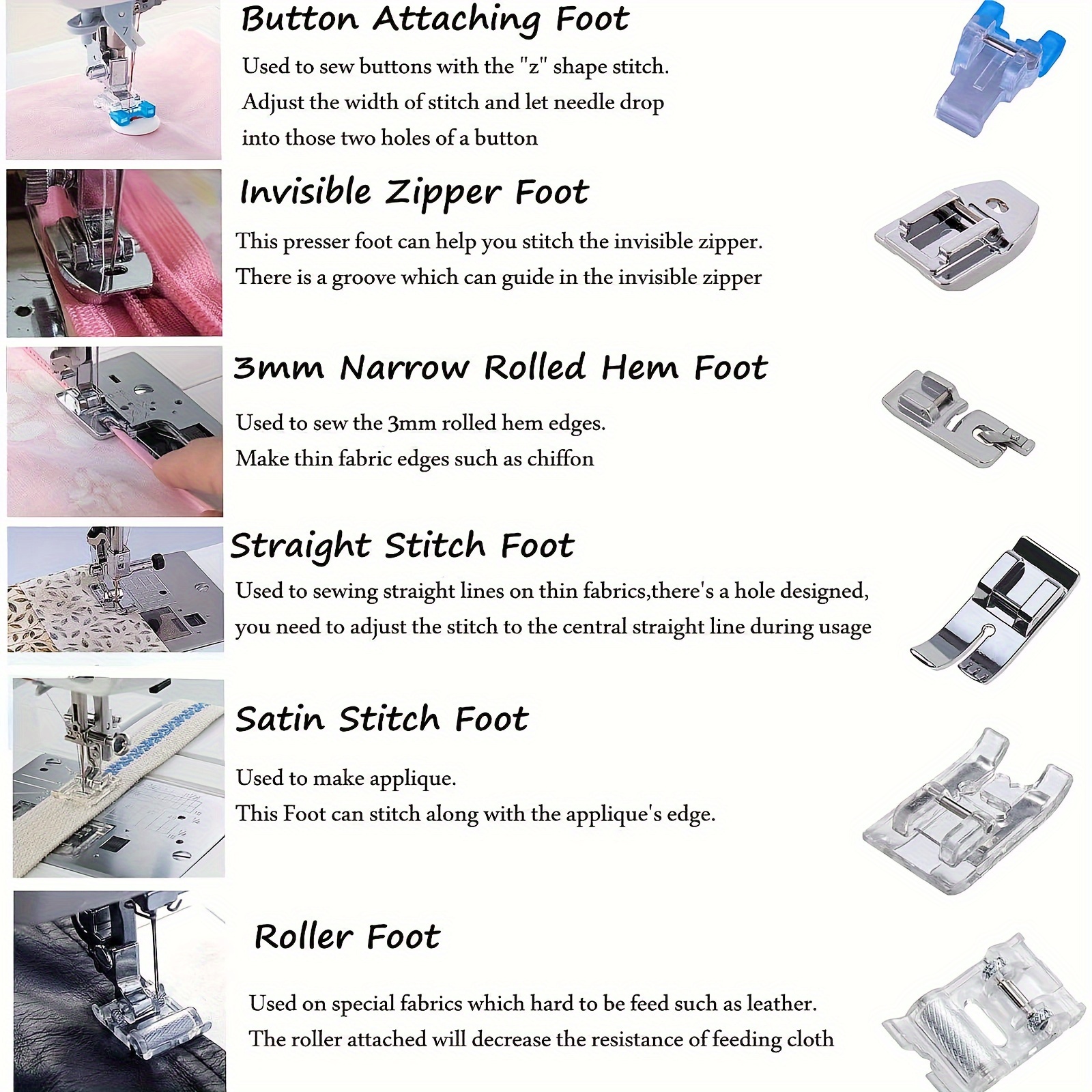 Side Cutter Presser Foot, Brother Singer Serger Viking Kenmore Bernina  Janome Sewing Machines Feet Accessories Attachments, Easy Quilting Hemming  Stitch Fabric Guide Tape, Edge Sew Hem Seam Coser Set, Overlock Babylock  Industrial