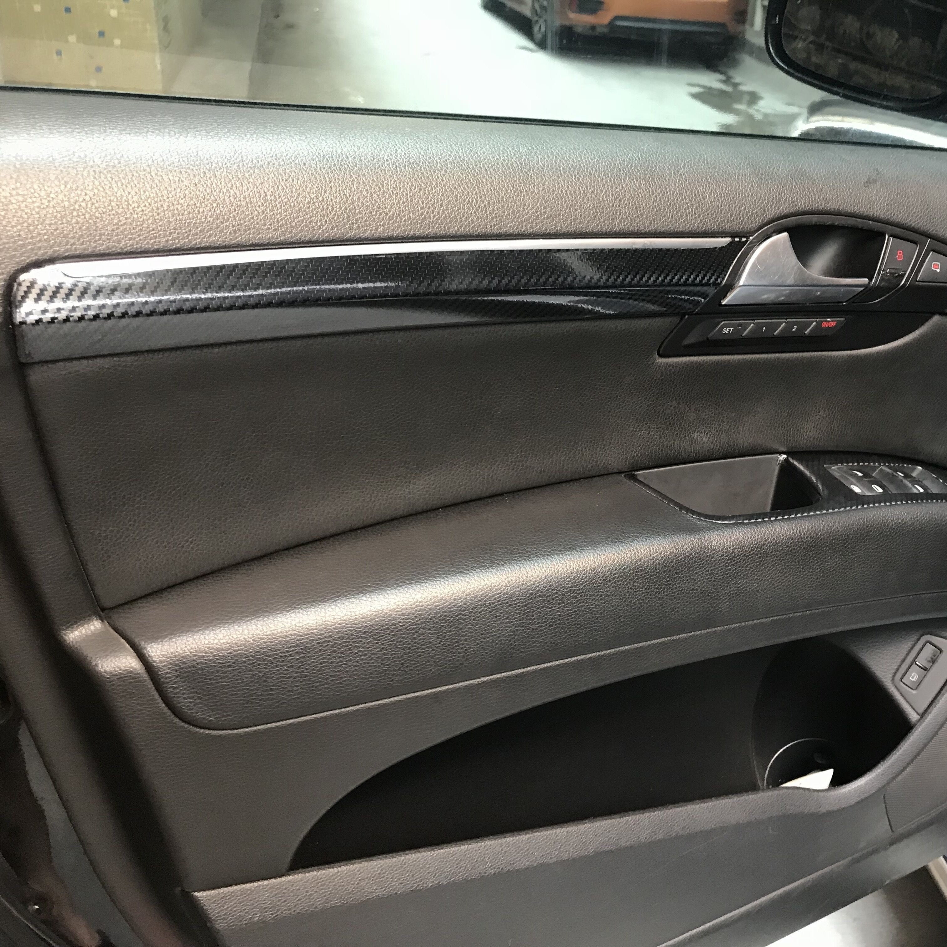 Für 3 2010-2015 Innenraumzentralsteuerungstafel Türgriff 3d 5d  Kohlefaser-aufkleber Aufkleber Auto-styling-zubehör - Auto - Temu Austria