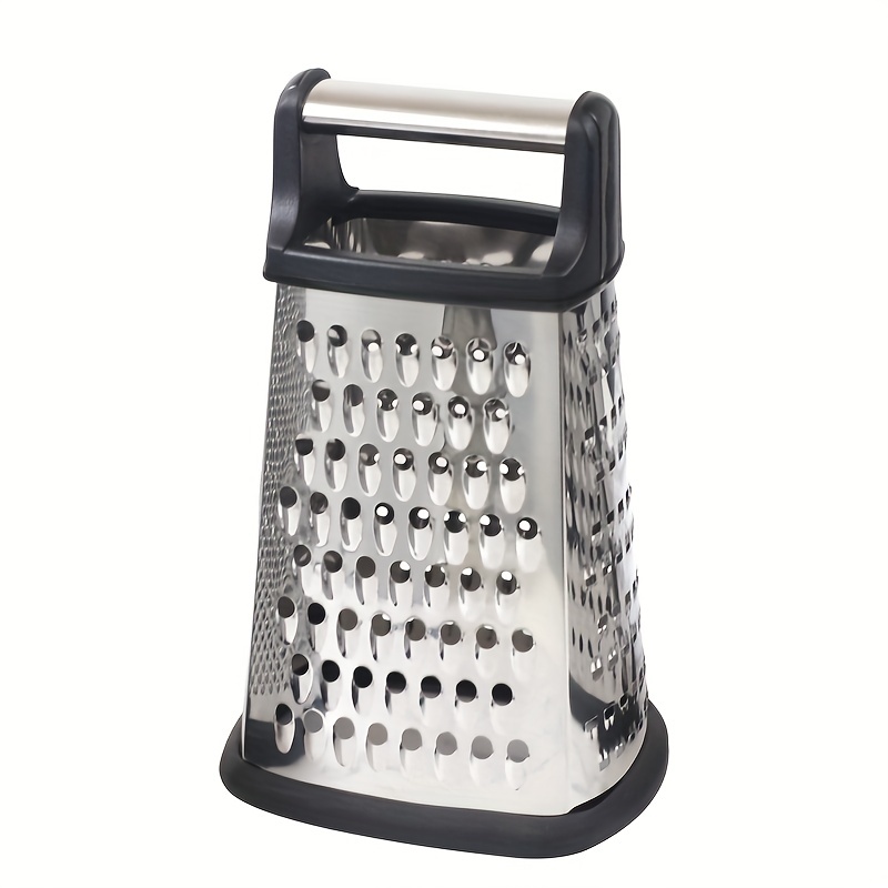 1pc Mini Cheese Grater Four-sided Stainless Steel Grater Shredder