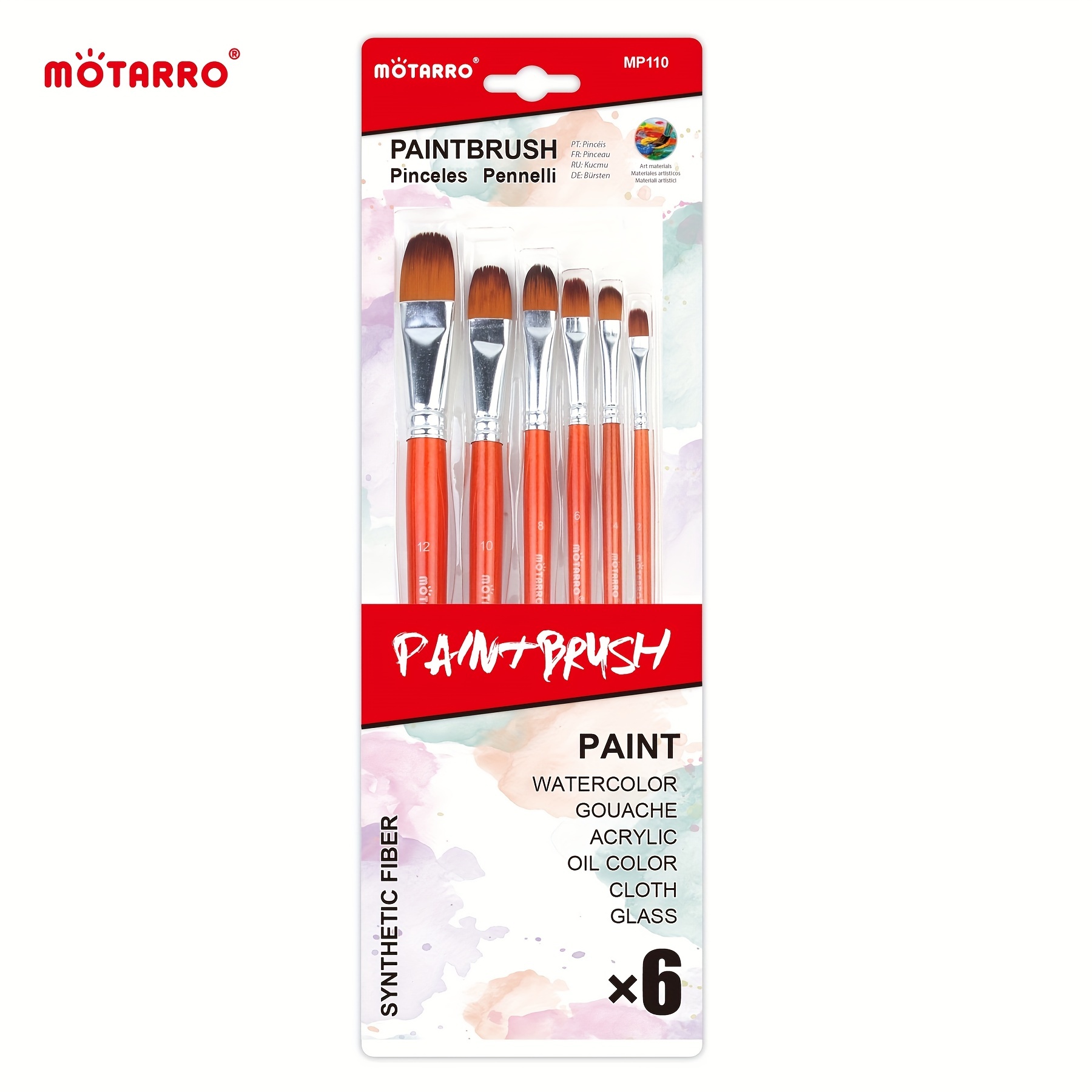 Acrylic Paint Brushes For Acrylic Oil Watercolor Gouache - Temu