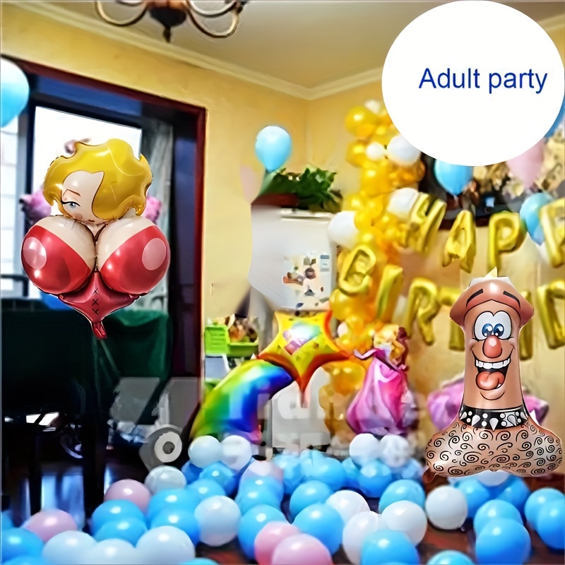 Funny Balloons Spoof Balloons Bachelorette Party Decor - Temu