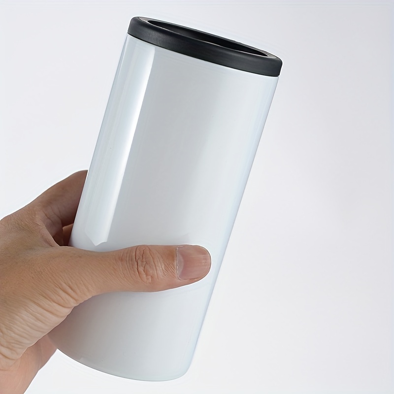 12oz Sublimation Straight Can Cooler Stainless Steel Insulation Cup