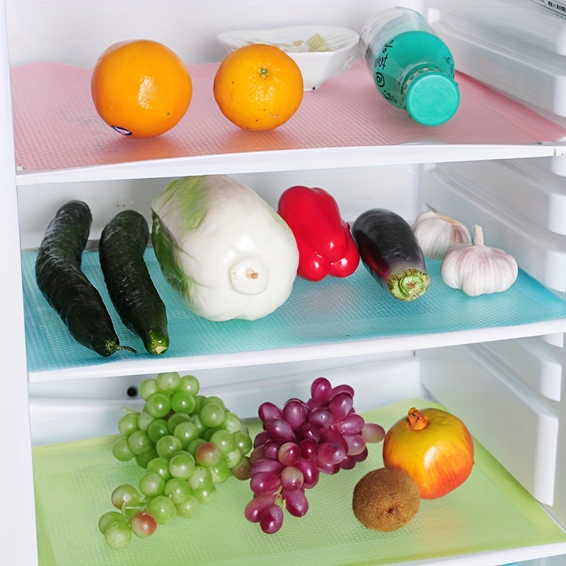  Shelf Liner, Waterproof Refrigerator Liner, Drawer
