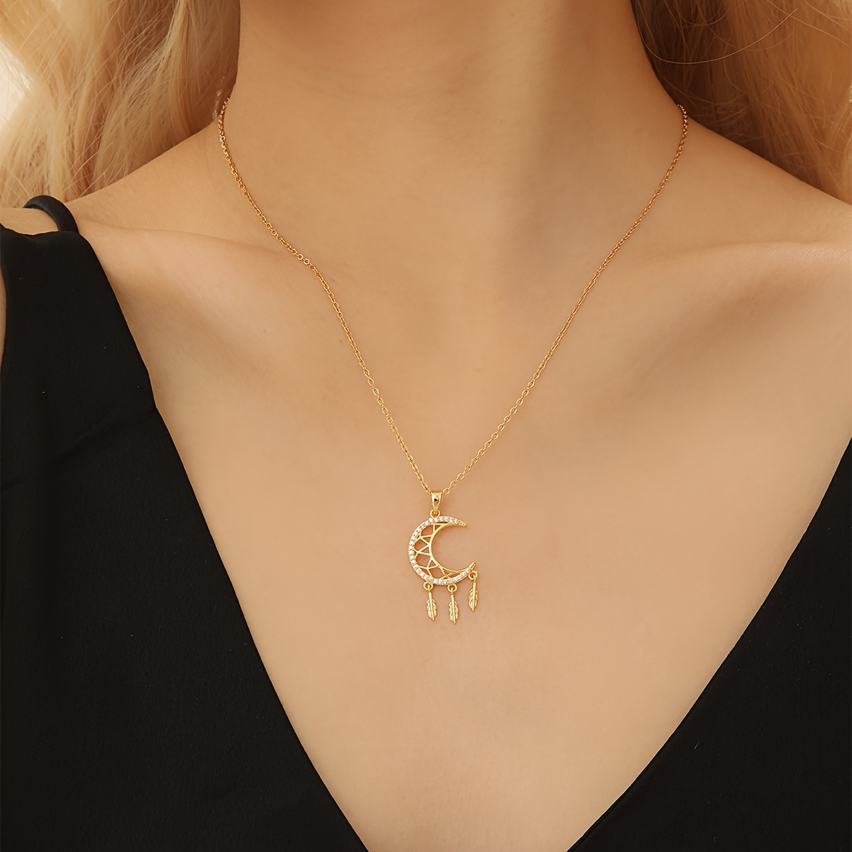 Tala moon store necklace