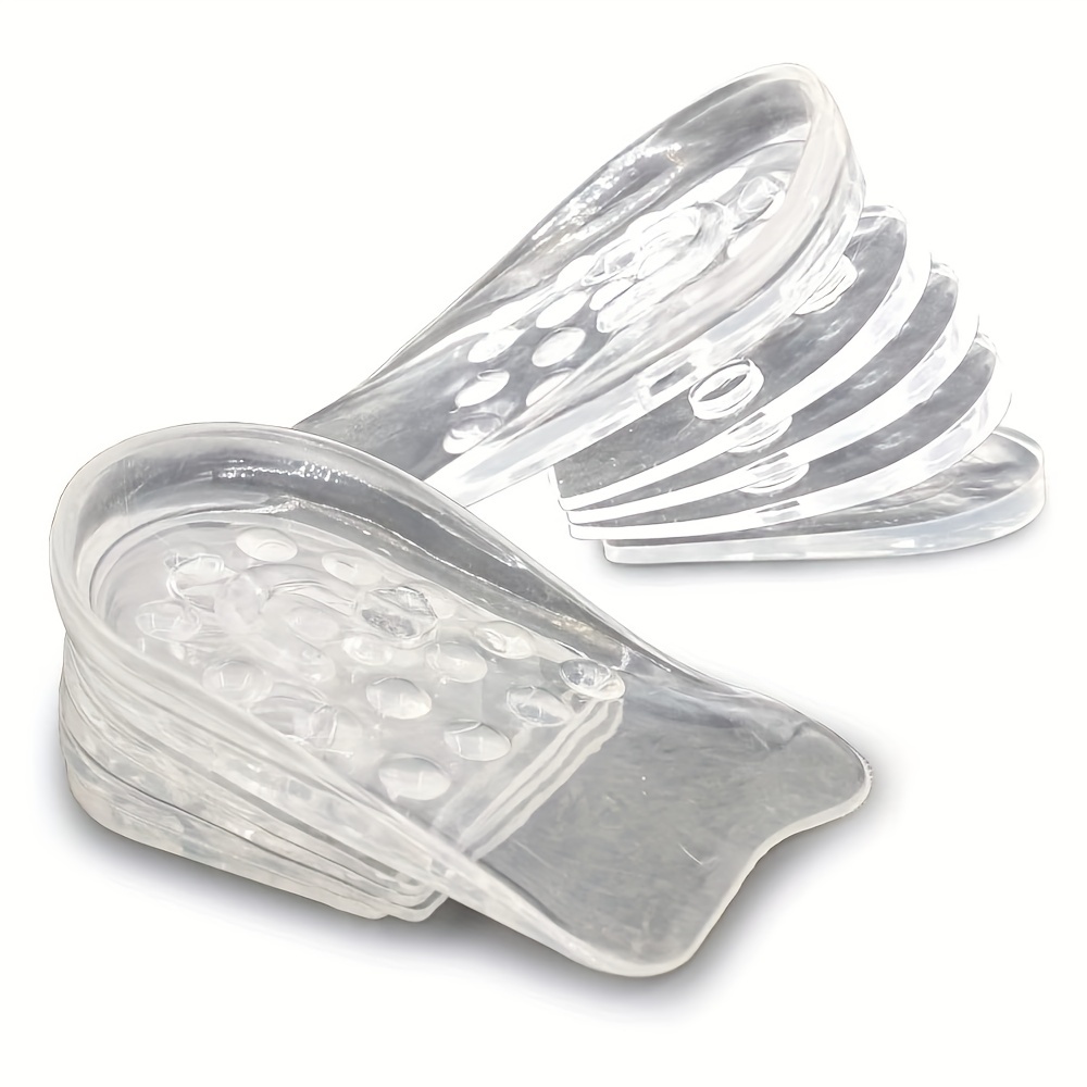 Adjustable 5 Layer Height Increase Insoles Gel Heel Lift Inserts