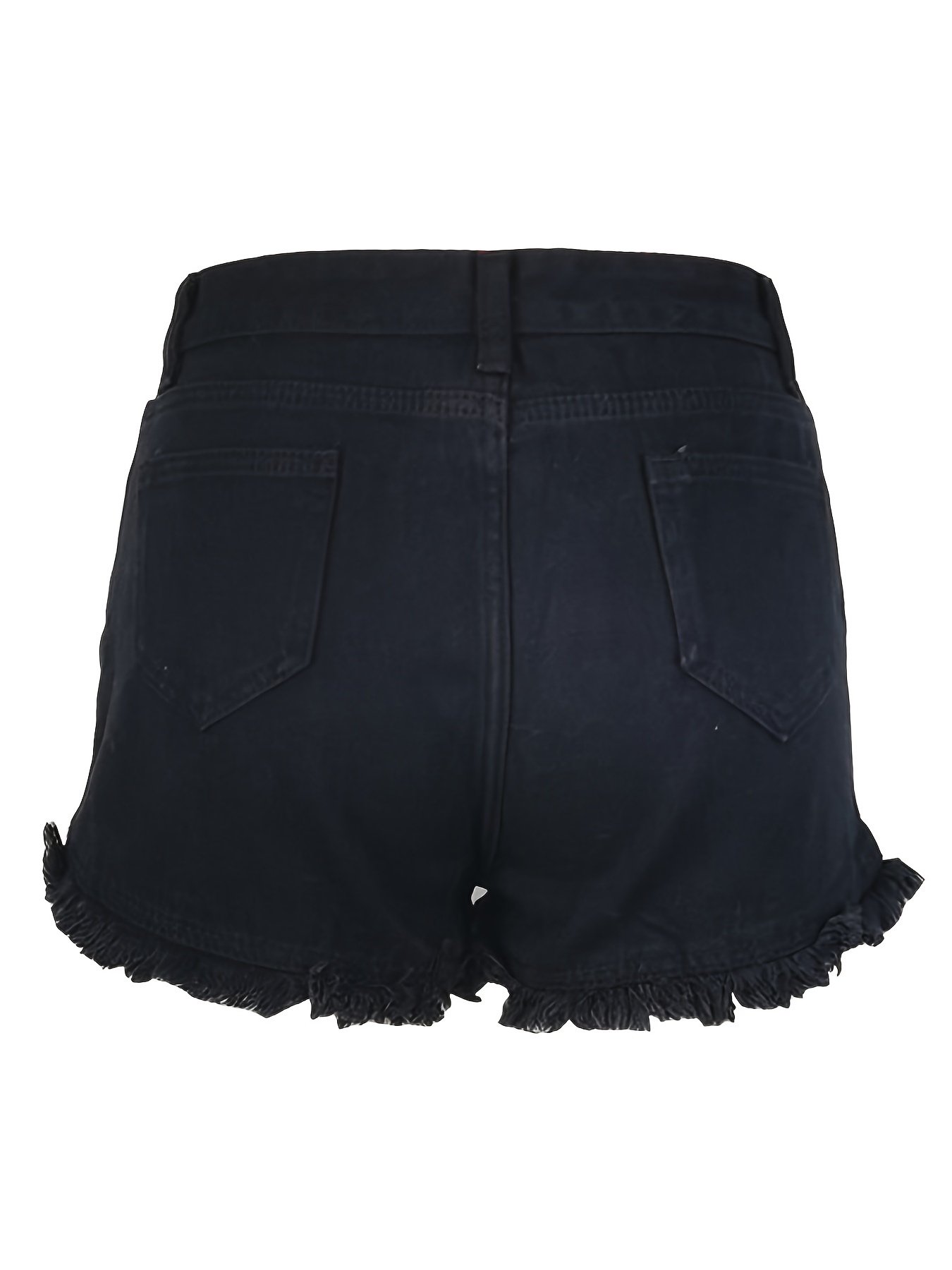 WSSBK Denim Shorts Women's Slim Fit Pants Summer Back Hollow Out High Waist  Tight Female Elastic Short Jeans (Color : Black, Size : XL code) price in  UAE,  UAE