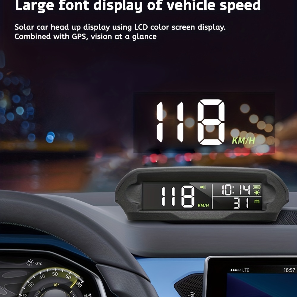 Universal Vehicle Smart HUD Display Tableau de bord de voiture Compteur de  vitesse numérique Affichage multifonction des données Affichage de l'écran