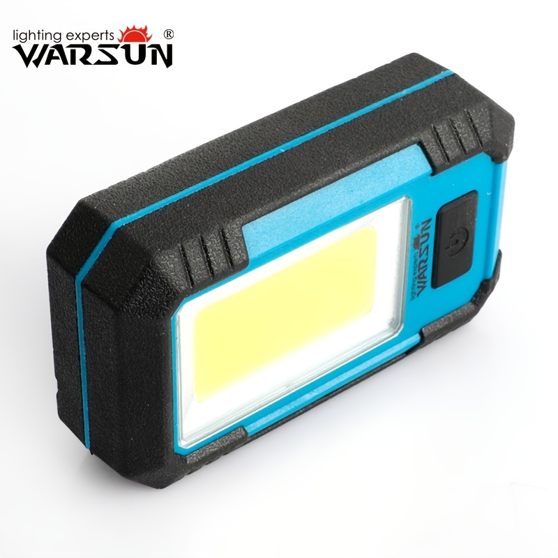 Warsun Cob Work Light Rechargeable Magnetic Portable Mechanic Worklight With  Stand And Power Bank For Car Repairing Camping Hiking Blue Buy More, Save  More Temu Japan
