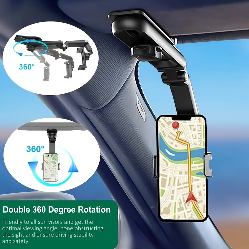 Upgrade Car Multi purpose Sun Visor Clip Phone Holder - Temu