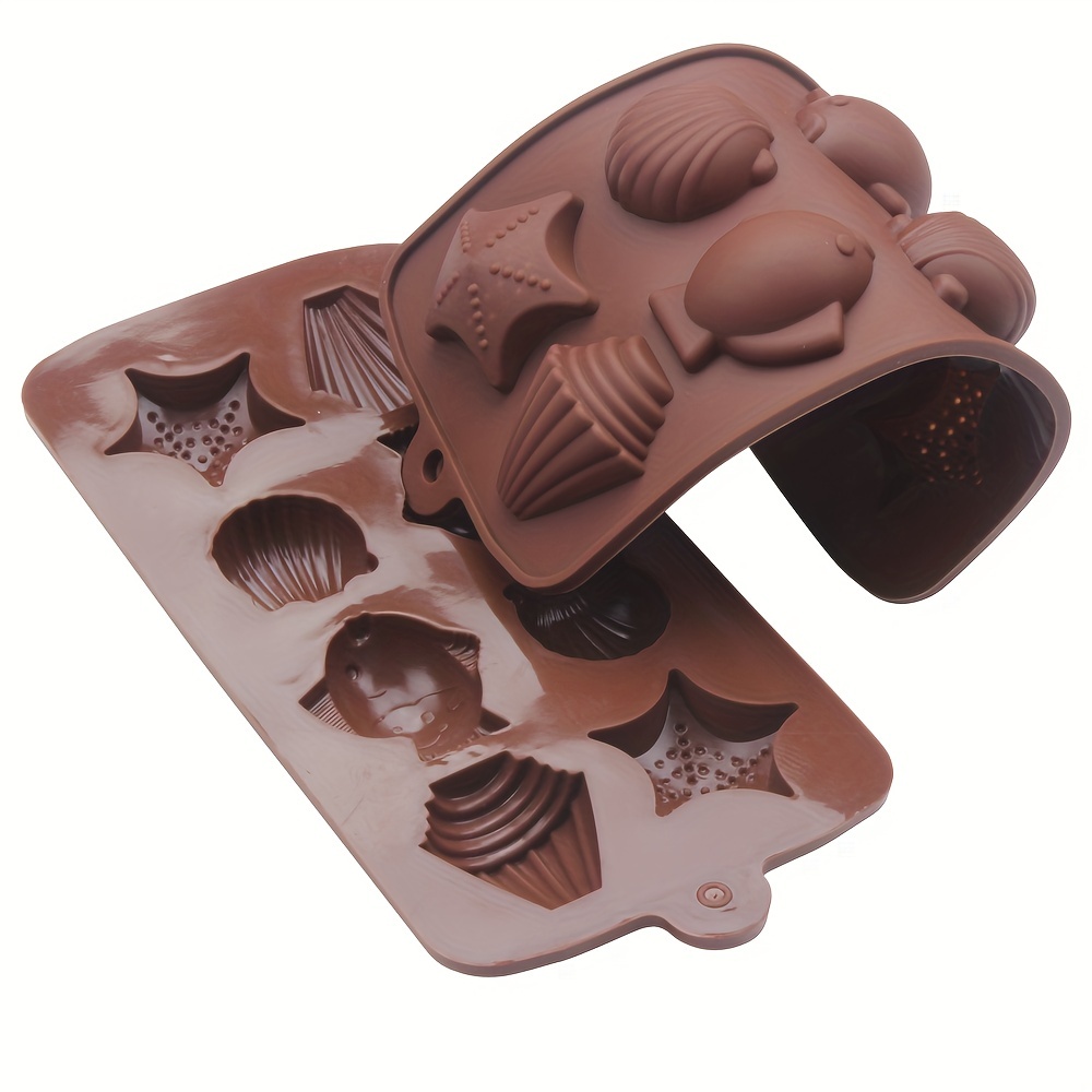 STARUBY Silicone Molds Non-stick Chocolate Candy Mold,Soap Molds