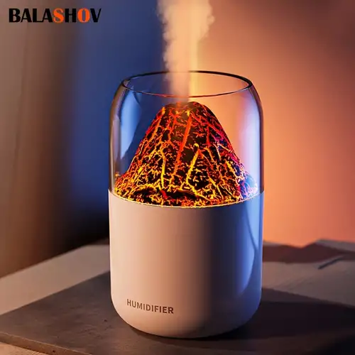Colorful Atmosphere Light Small Vase Humidifier Home Bedroom
