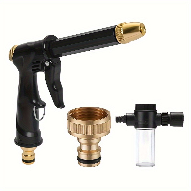 Car Wash Foam Gun Car Wash Soap Sprayer With Brass Connector - Temu