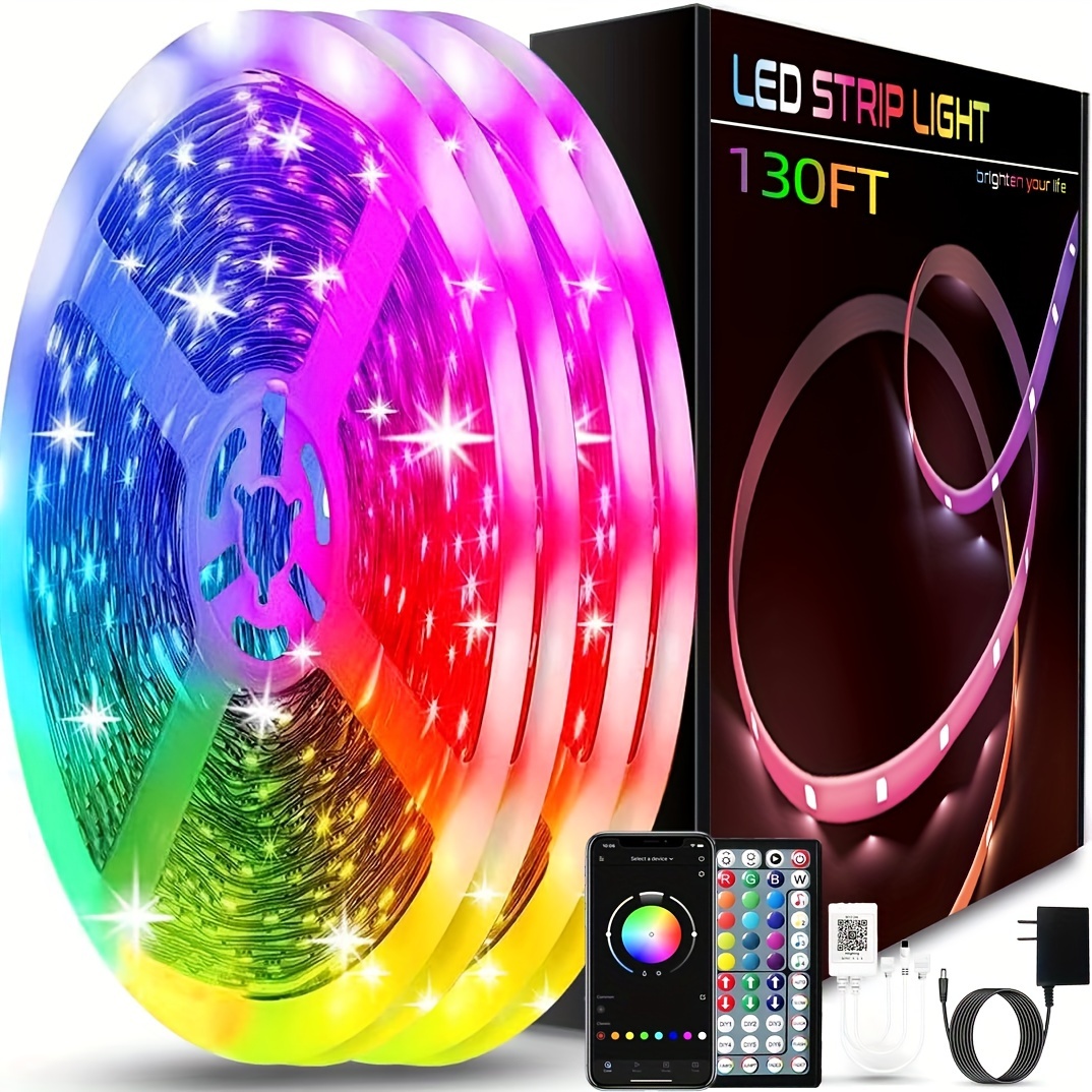 Smart Led Lights Bedroom Music Sync Color Changing Strip - Temu